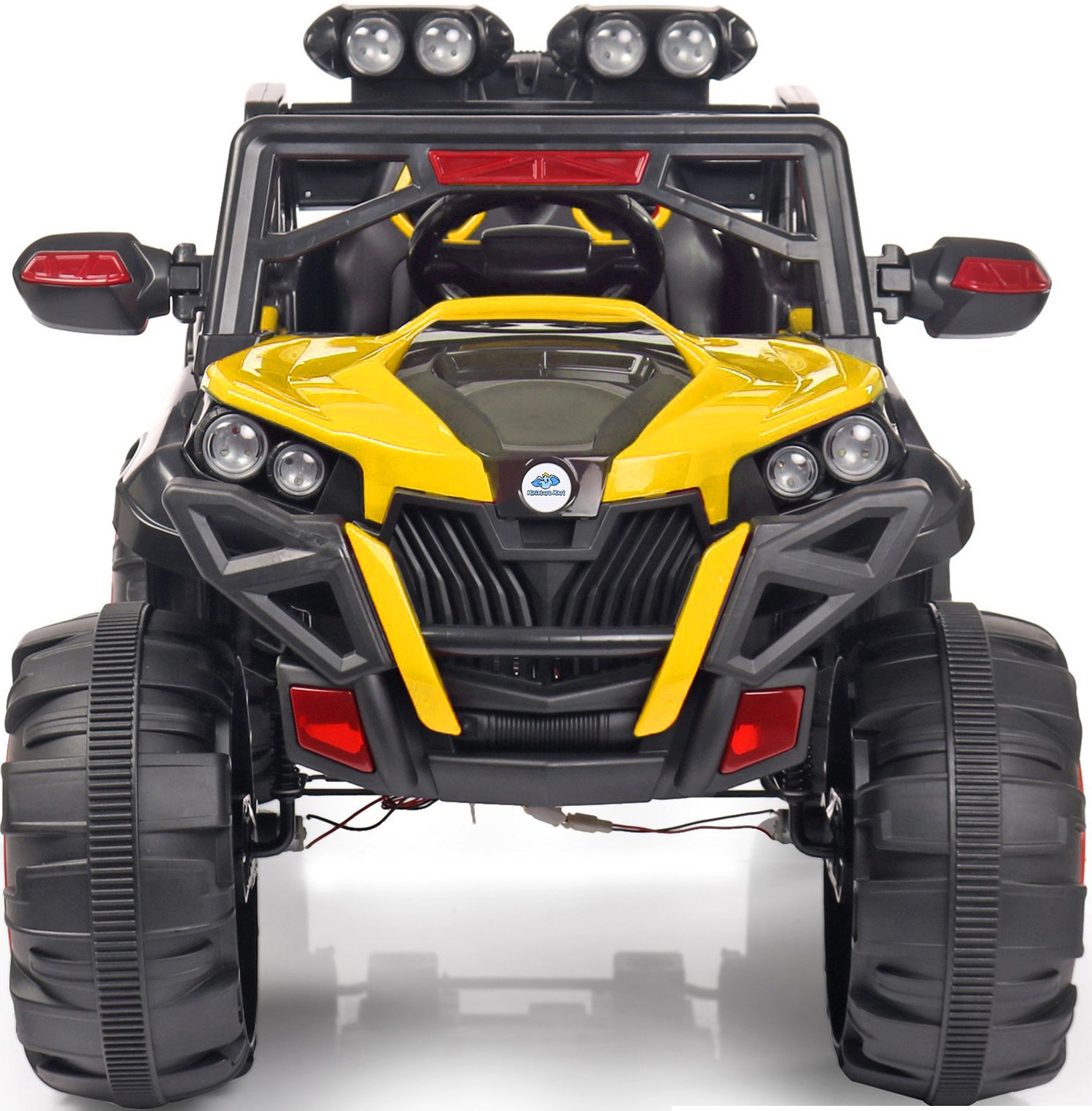 Kids Big Size 4x4 Battery Operated Electric Jeep For 1-8 Years Boys & Girls | 3 Mode Control Remote + Mobile App + Manual Drive