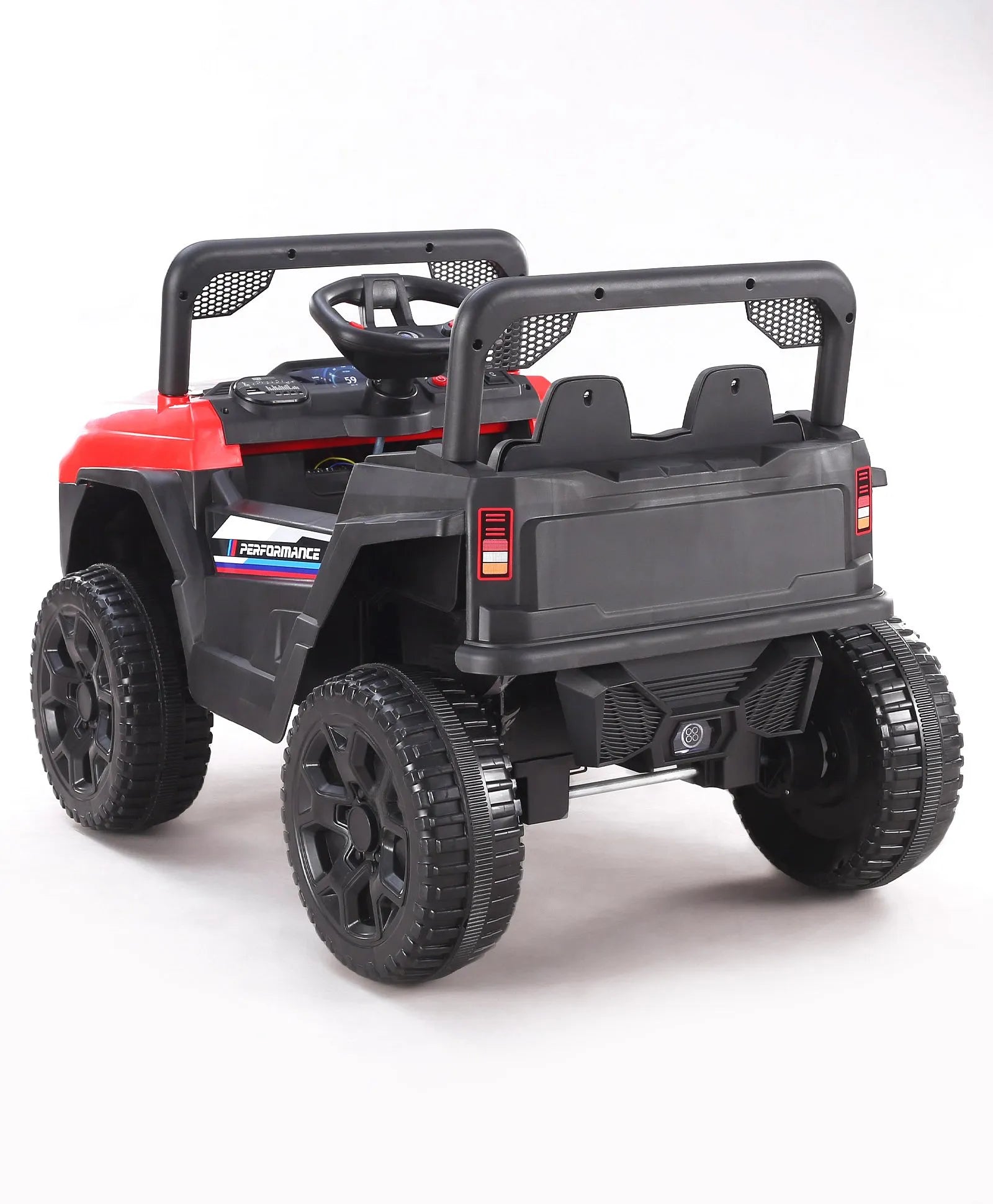 Kids Driving EV Cars for 1, 2, 3, 4, 5, 6 Years | Remote + Steering + Mobile App Control | Kids Jeeps (Entry Level Jeeps [2-6 Years]-XM1
