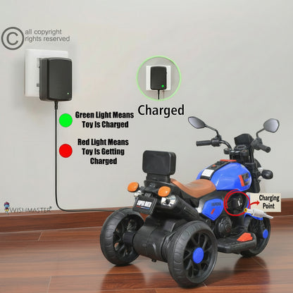 Kids NewForce Bike| Electric Ride-On Motorbike| With Hand Accelerator & Foot Brake| [2-6 year]