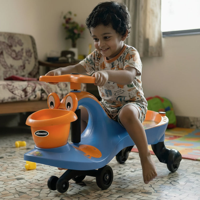 Kids Magic Duck Twister Ride On| Swing Car| Non-Battery Operated | [2-8 year] |