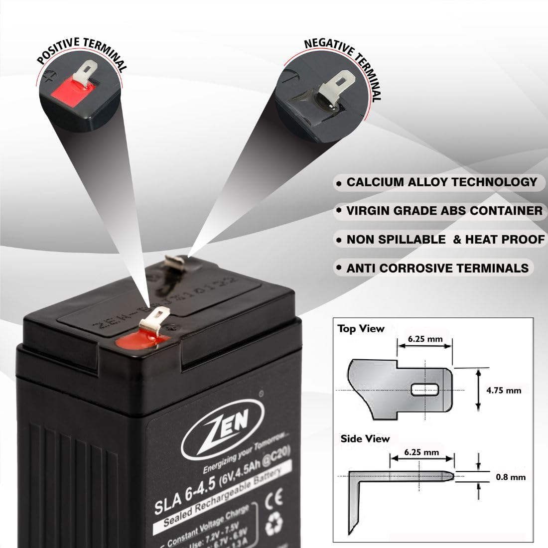 Kids Sports Bike, CAR, Jeep, Ride-On Toy Battery (6 V, Battery)