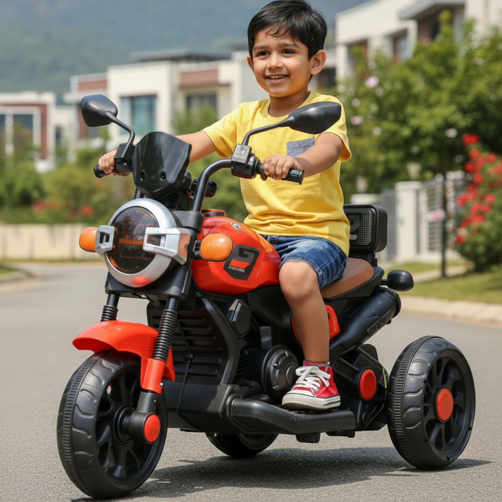 Kids NewForce Bike| Electric Ride-On Motorbike| With Hand Accelerator & Foot Brake| [2-6 year]