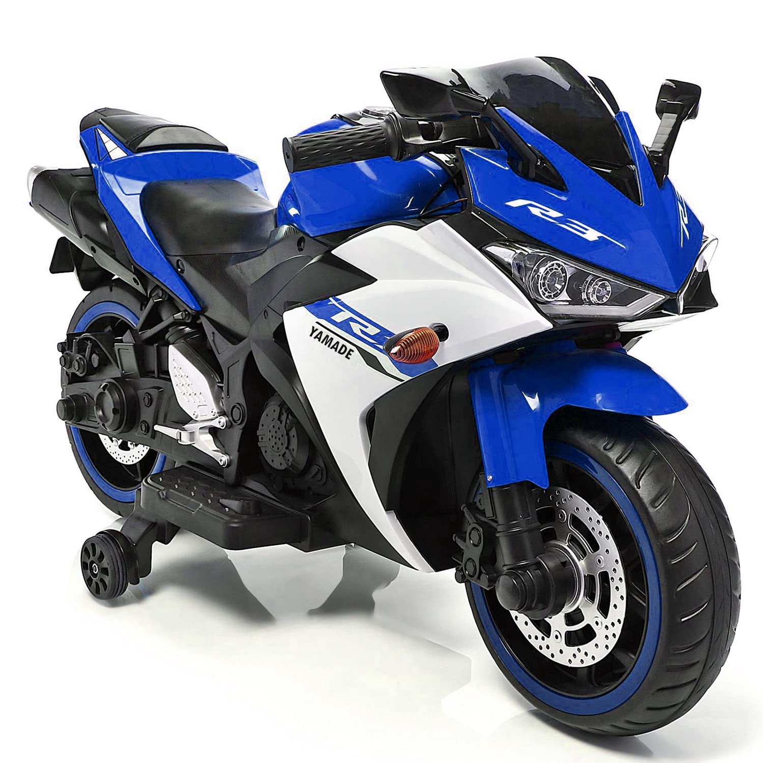 Kids R3 Electric Ride On Bike For 1 - 8 Year Children With Hand Accelerator & Foot Brake + Music Player + 1 Year Warranty