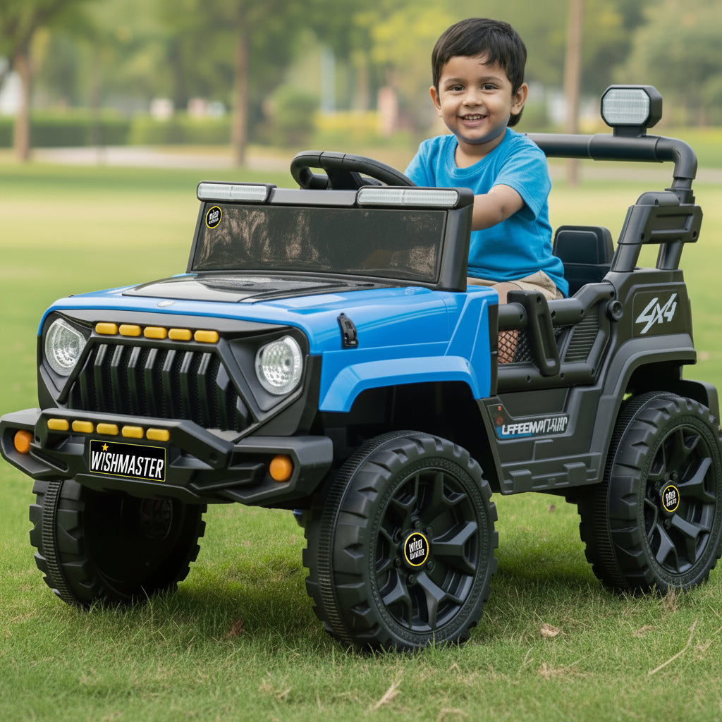 Kids 4x4 G- Wagon Jeep | Driving Electric Car| Remote + Steering + Mobile App Control| [1-6 year]