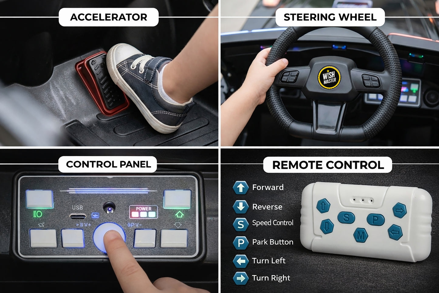 Kids 4x2 Defender Jeep| Electric Driving Car| Remote + Steering + Mobile App Control| [1-6 year]
