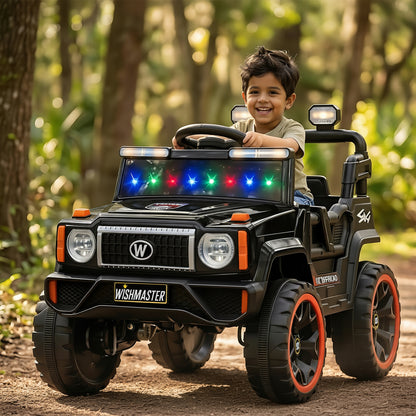 Kids 4x4 GX Elite Jeep| Electric Driving Car| Remote + Steering + Mobile App Control| [1-6 year]