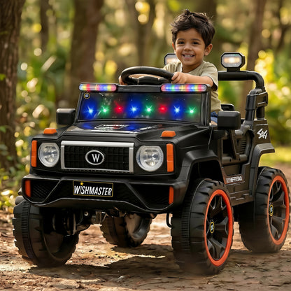 Kids 4x4 GX Elite Jeep| Electric Driving Car| Remote + Steering + Mobile App Control| [1-6 year]