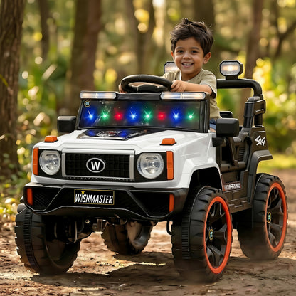 Kids 4x4 GX Elite Jeep| Electric Driving Car| Remote + Steering + Mobile App Control| [1-6 year]