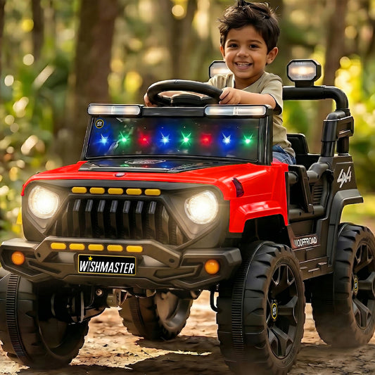 Kids 4x4 G- Wagon Jeep | Driving Electric Car| Remote + Steering + Mobile App Control| [1-6 year]