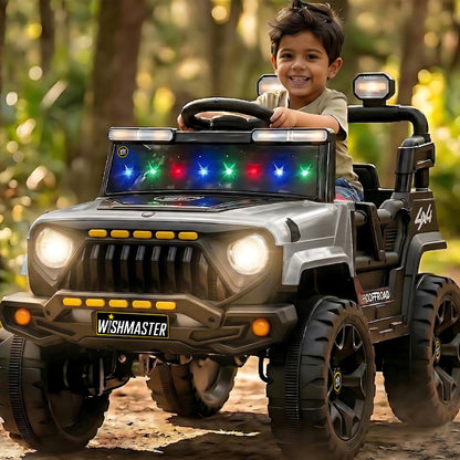 Kids 4x4 G- Wagon Jeep | Driving Electric Car| Remote + Steering + Mobile App Control| [1-6 year]