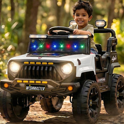 Kids 4x4 G- Wagon Jeep | Driving Electric Car| Remote + Steering + Mobile App Control| [1-6 year]