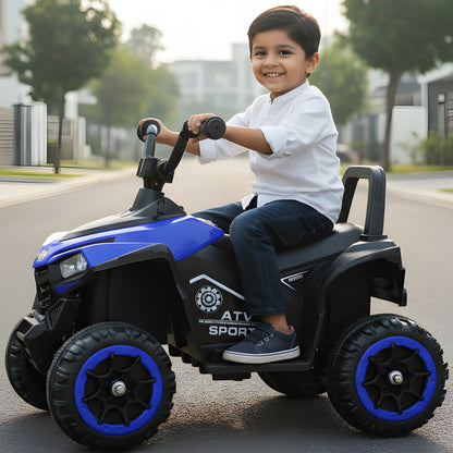 Kids Electric Ride On ATV Bike| LED Lights & Foot Accelerator| [2-6 year]