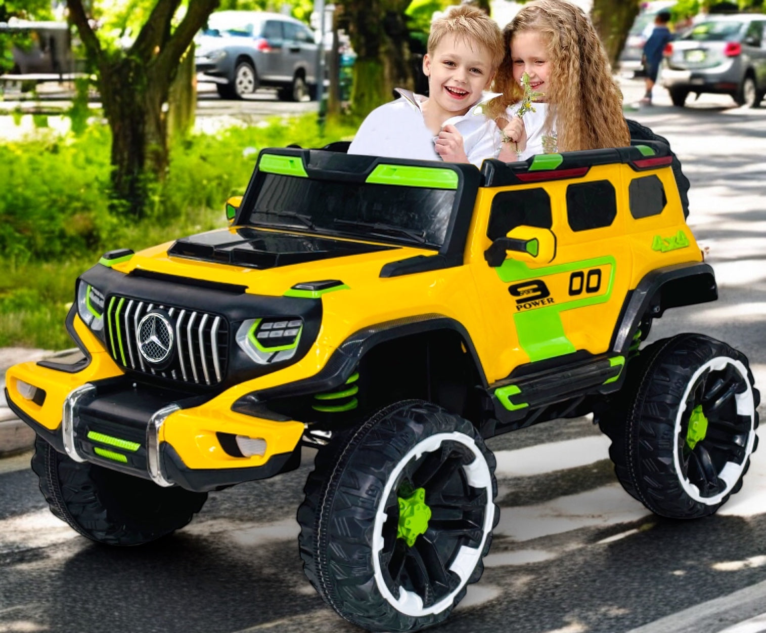Kids Big size 4X4 Driving EV Cars for 1-10  Years | Remote + Steering + Mobile App Control | Kids Jeeps | Most Gifted Jeeps