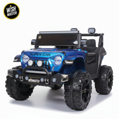 Kids 4x4 Thar Roxx Electric Drving Car| Remote + Steering + Mobile App Control| Kids Jeep [1-8 Year]