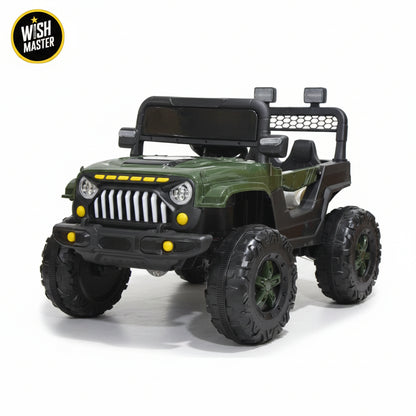 Kids 4x4 Thar Jeep| Kids Driving Electric Car| Remote + Steering + Mobile App Control| [1-6 Year]