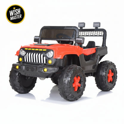 Kids 4x4 Thar Jeep| Kids Driving Electric Car| Remote + Steering + Mobile App Control| [1-6 Year]
