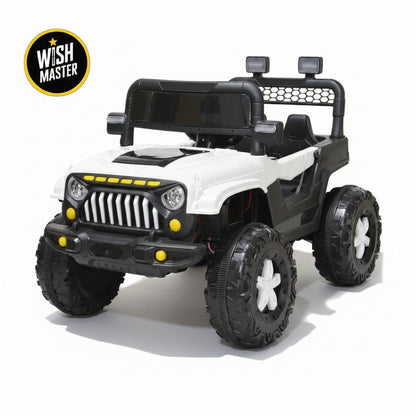 Kids 4x4 Thar Jeep| Kids Driving Electric Car| Remote + Steering + Mobile App Control| [1-6 Year]