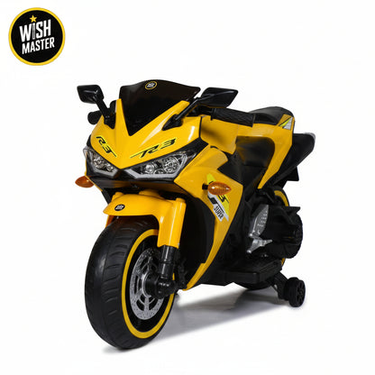 Kids Dhoom Bike| Electric Ride On Bike | With Hand Accelerator & Foot Brake + Music Player| [2-8 Year]