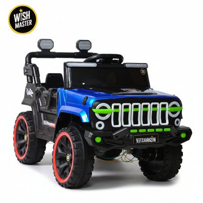 Kids 4x2 Jeep Wrangler| Electric Driving Car| Remote + Steering + Mobile App Control| [1-6 year]