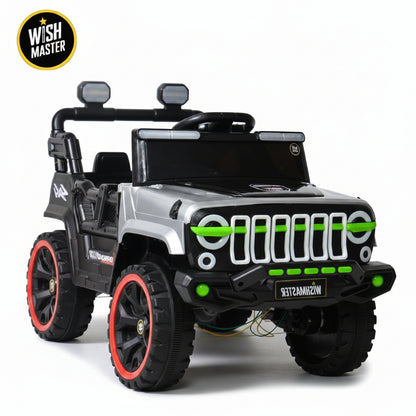 Kids 4x2 Jeep Wrangler| Electric Driving Car| Remote + Steering + Mobile App Control| [1-6 year]
