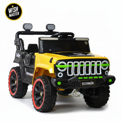 Kids 4x2 Jeep Wrangler| Electric Driving Car| Remote + Steering + Mobile App Control| [1-6 year]