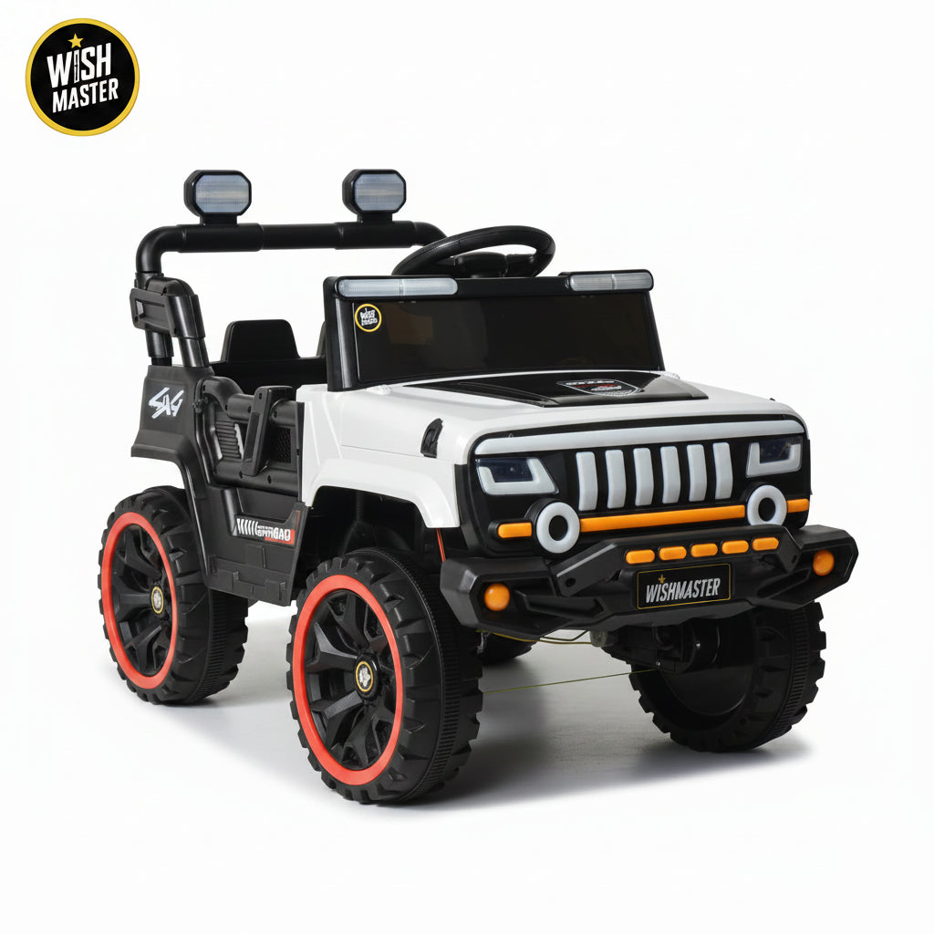 Kids 4x2 Ranger Jeep| Electric Driving Car| Remote + Steering + Mobile App Control| [1-6 year]