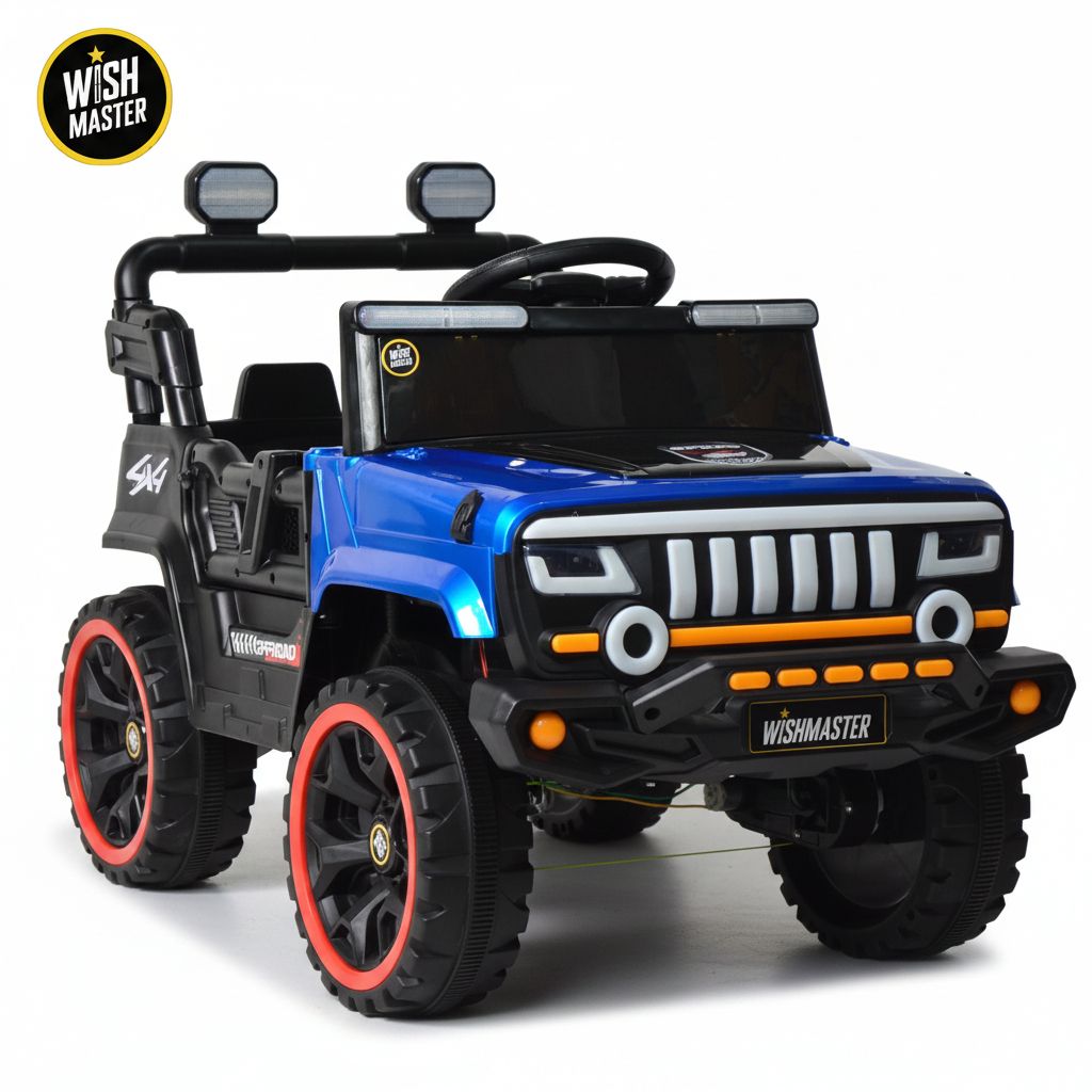 Kids 4x2 Ranger Jeep| Electric Driving Car| Remote + Steering + Mobile App Control| [1-6 year]