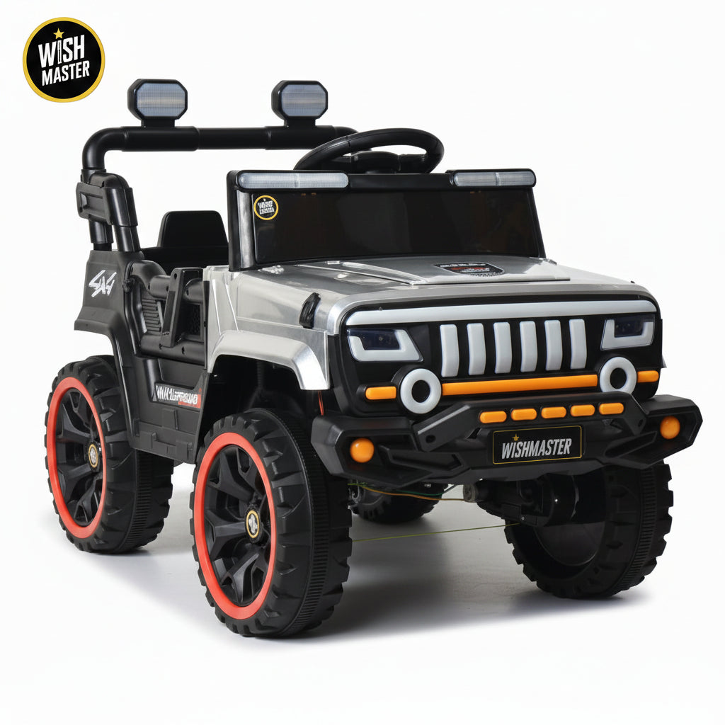 Kids 4x2 Ranger Jeep| Electric Driving Car| Remote + Steering + Mobile App Control| [1-6 year]