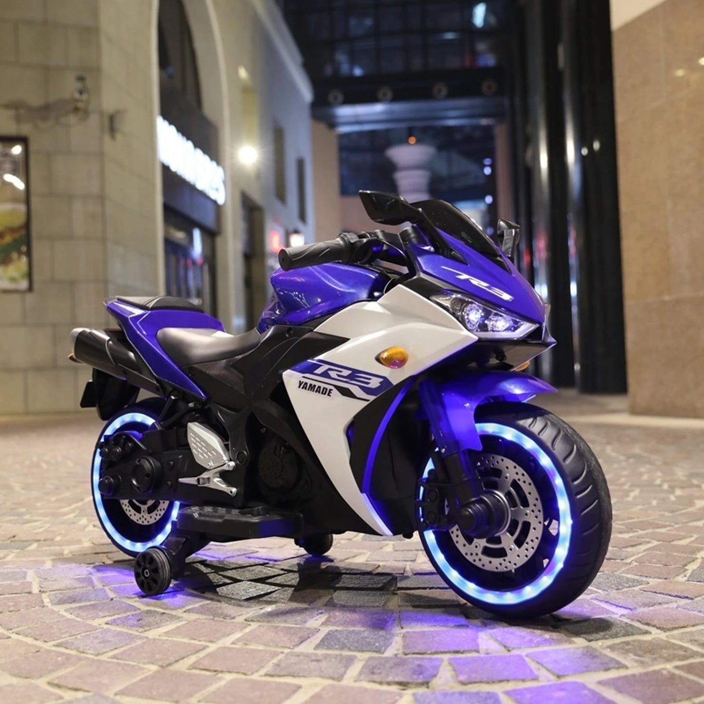 Kids Dhoom Bike| Electric Ride On Bike | With Hand Accelerator & Foot Brake + Music Player| [2-8 Year]