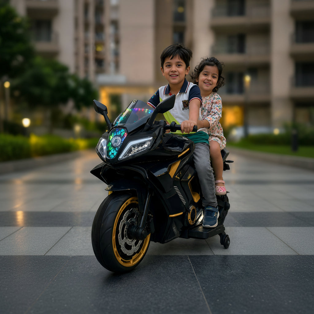 Kids Raftar Bike| Electric Ride On Bike| With Hand Accelerator & Foot Brake| [3-8 year]