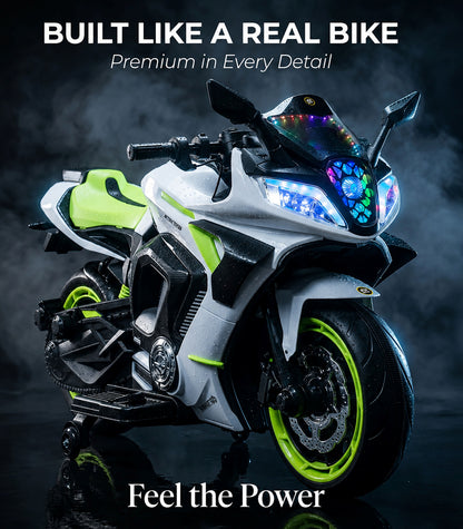 Kids Raftar Bike| Electric Ride On Bike| With Hand Accelerator & Foot Brake| [3-8 year]