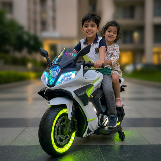 Kids Raftar Bike| Electric Ride On Bike| With Hand Accelerator & Foot Brake| [3-8 year]