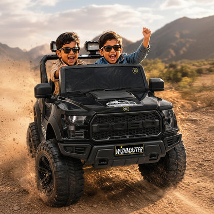 Kids 4x4 POBO Driving Electric Car | Remote + Steering + Mobile App Control | Kids Jeep | [1-8 Year]